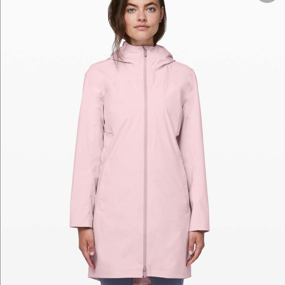 ❤️ SZ 6 Lululemon rebel rain pink coat.  Brand new